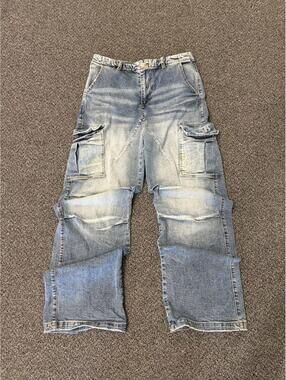 HMDD Denim Cargo Pants